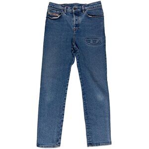 Diesel Industries 2005 5-Pocket Embossed Logo Slim Fit Tapered Jeans mens 29x28